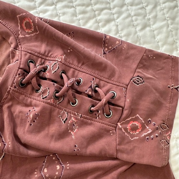 Mudd Aztec Mini Trapeze Boho Women’s Geometric Dress - Picture 12 of 12